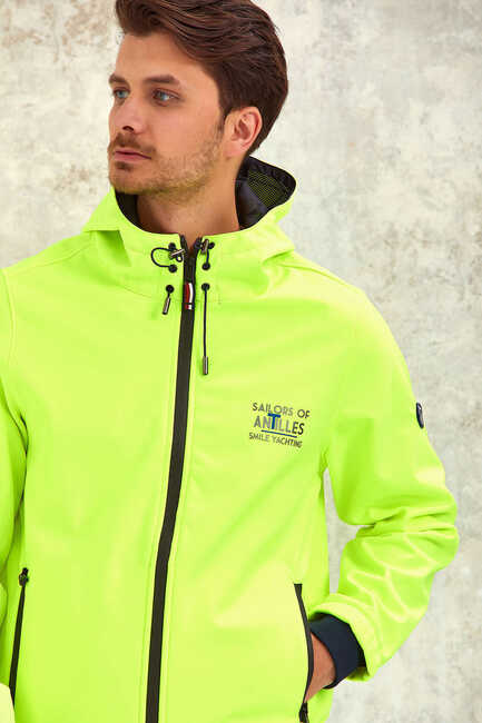 HERAMA ERKEK MONT SOFTSHELL - NEON YEŞİL - Thumbnail