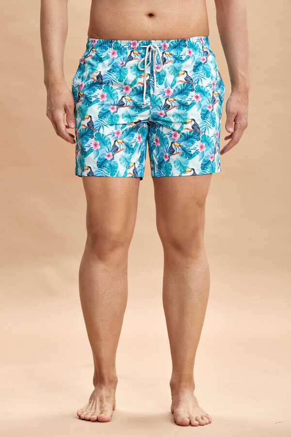 Turquoise Swim Shorts