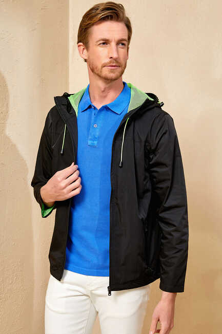 SMILE - KAPOLEI WINDBREAKER BLACK - GREEN