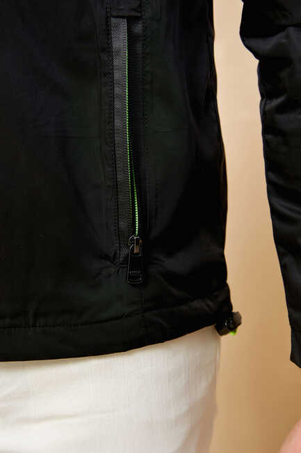 KAPOLEI WINDBREAKER BLACK - GREEN - Thumbnail