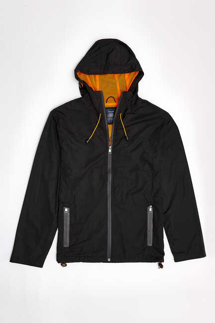 SMILE - KAPOLEI WINDBREAKER BLACK - ORANGE (1)