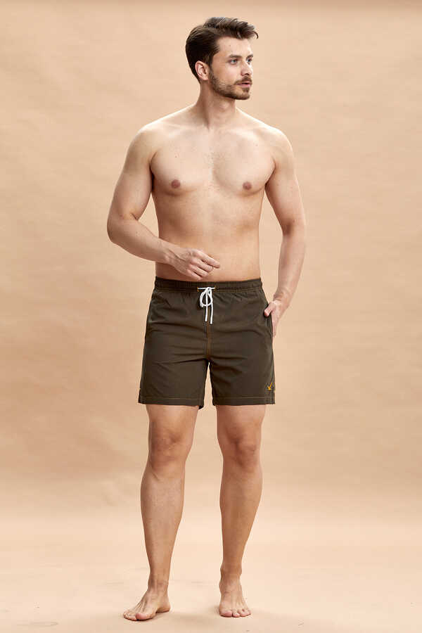 Khaki Swim Shorts