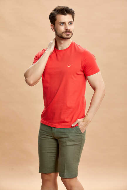 Red 100% Cotton T-shirt