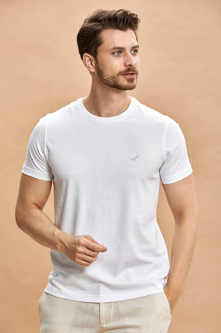 White 100% Cotton T-Shirt 