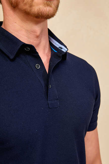 KEPHALONIA MAN POLO T- SHIRT - NAVY - Thumbnail