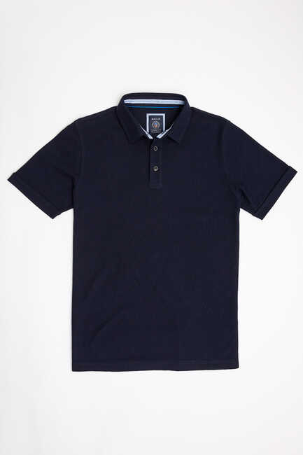 SMILE - KEPHALONIA MAN POLO T- SHIRT - NAVY (1)