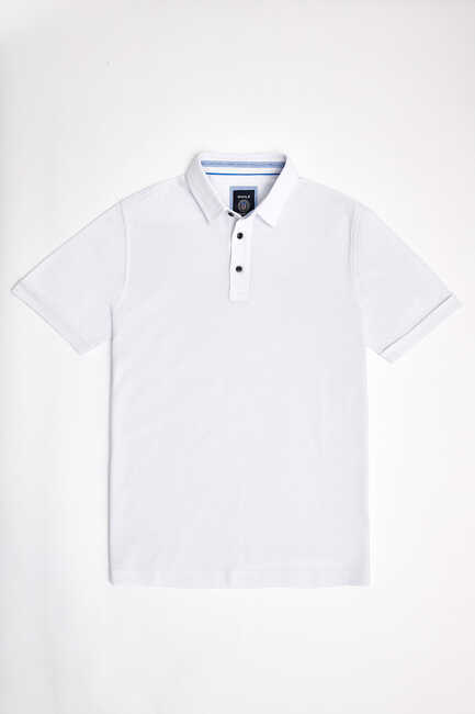 SMILE - KEPHALONIA MAN POLO T- SHIRT - WHITE (1)