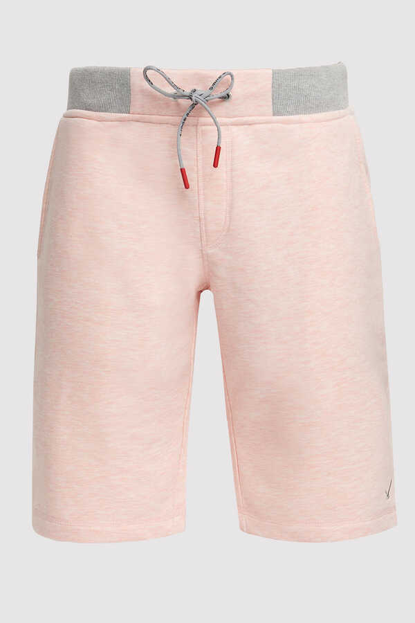 Pembe Sweat Şort - 2