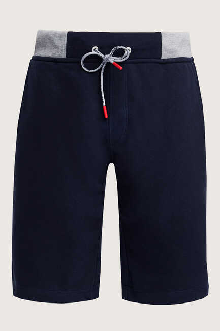 SMILE - KNIP SWEAT SHORT - NAVY (1)