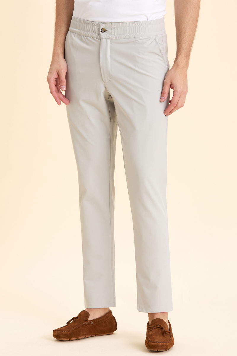 Stone Color Casual Pants