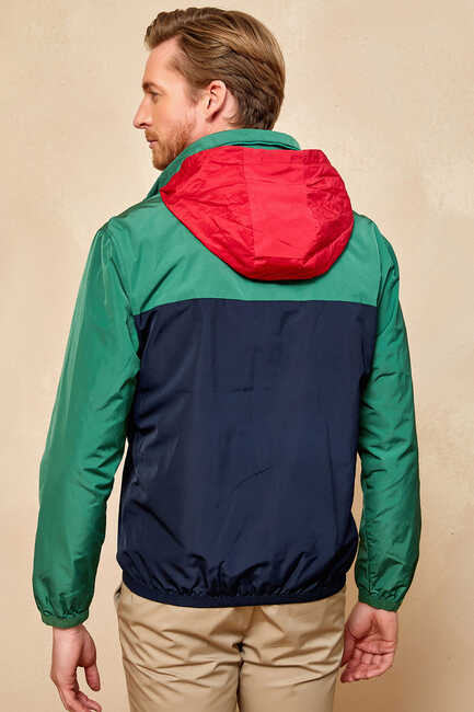 LAURI MARINE JACKET GREEN - NAVY - Thumbnail