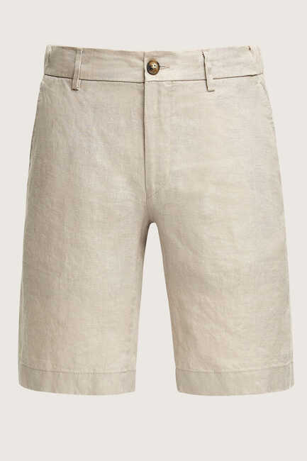 SMILE - LINERO JOGGER BERMUDA - BEIGE (1)