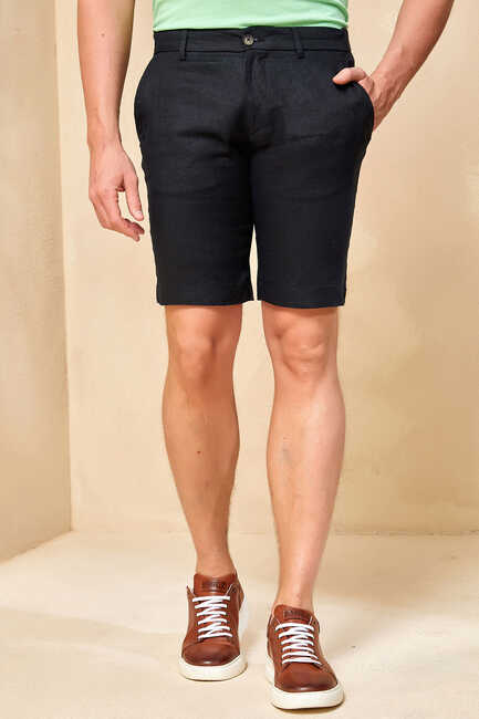 LINERO JOGGER BERMUDA - BLACK - SMILE