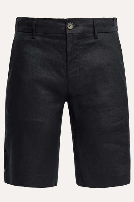 LINERO JOGGER BERMUDA - BLACK - SMILE (1)