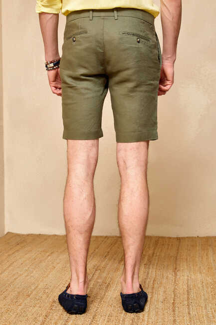 LINERO JOGGER BERMUDA - KHAKI - Thumbnail