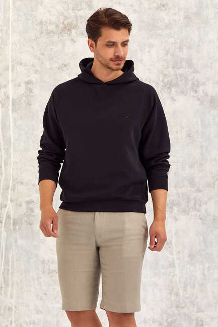 Black Hooded Sweatshirt Black