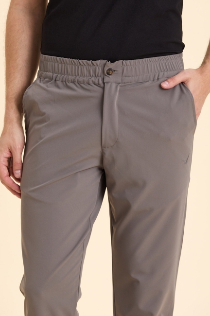 Dark Gray Casual Trousers Koyu Gri