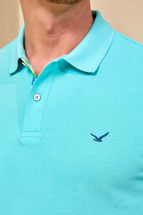 MARTEN BIG SIZE MINT MAN POLO T-SHIRT - 4