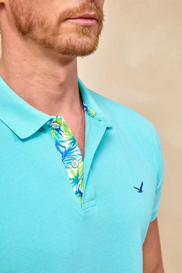 MARTEN BIG SIZE MINT MAN POLO T-SHIRT - 2