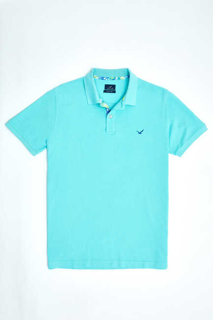 MARTEN BIG SIZE MINT MAN POLO T-SHIRT - Thumbnail