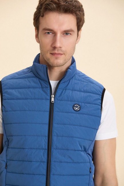 Navy Blue Inflatable Vest Lacivert