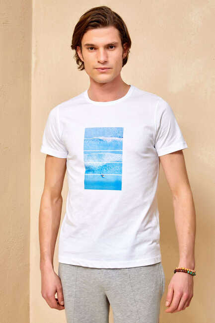 NASSAU MAN T- SHIRT - WHITE - Thumbnail