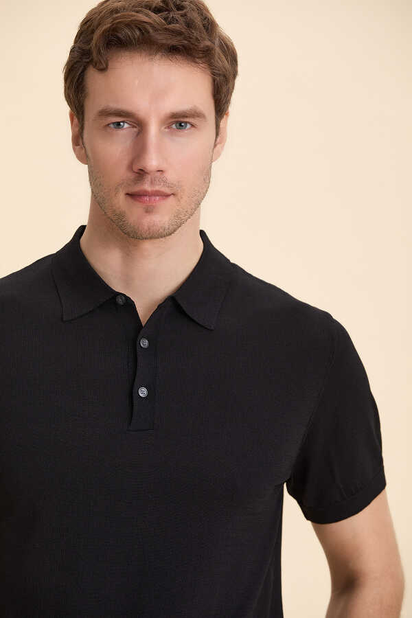 Black Polo Jersey