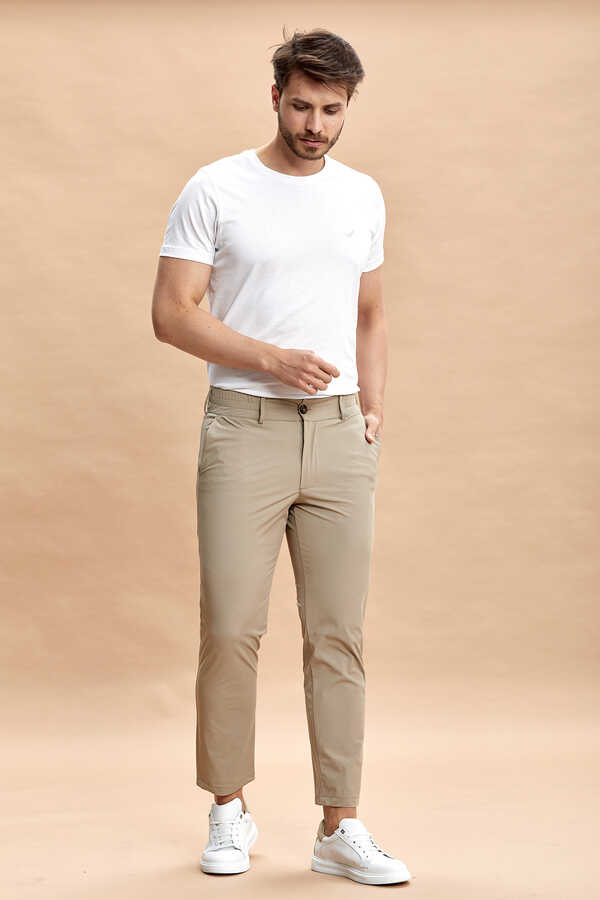 Beige Trousers