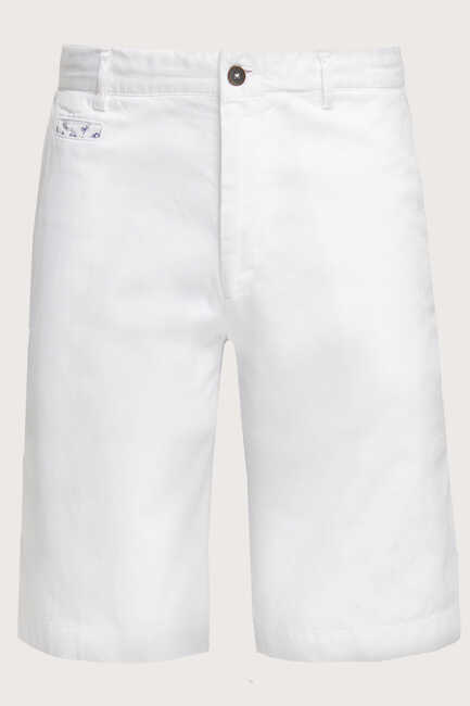 PELIGRE BERMUDA MAN SHORT - WHITE - SMILE (1)