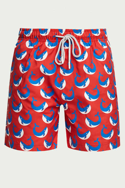 Red Swim Shorts 