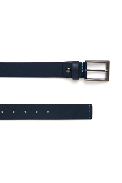 SMILE - SLIVER ANTIC MAN BELT- BLUE