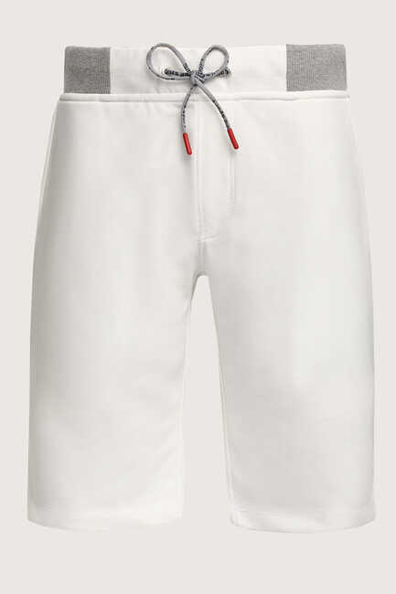 SMILE - KNIP SWEAT SHORT - OFF WHITE (1)