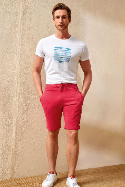 STONE SWEAT SHORTS - FUSHAI - Thumbnail