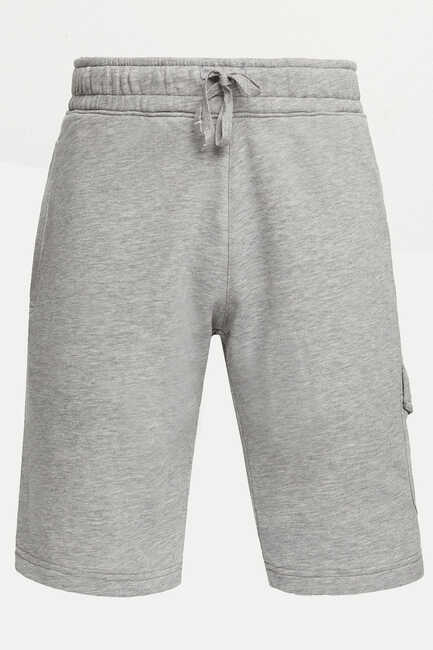 SMILE - STONE SWEAT SHORTS - GREY MELANGE (1)