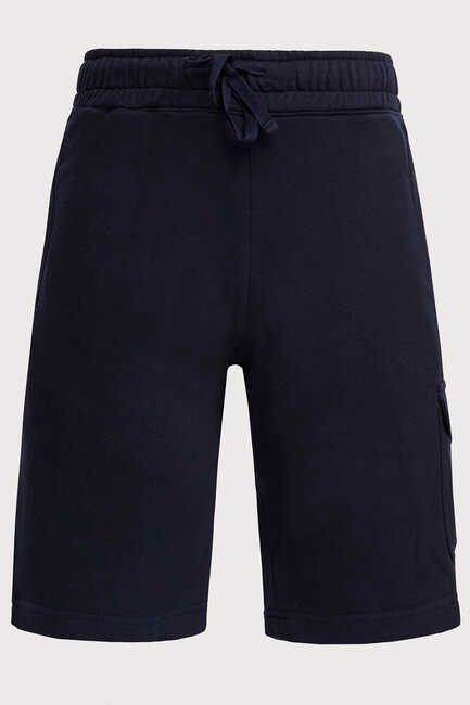 SMILE - STONE SWEAT SHORTS - NAVY (1)