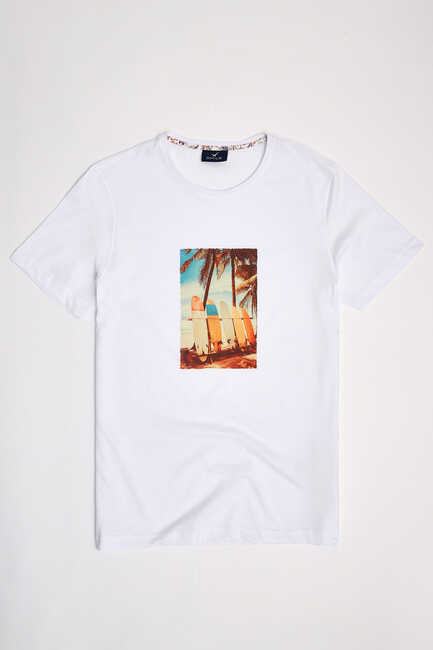 SMILE - SURFY MAN T- SHIRT - WHITE (1)