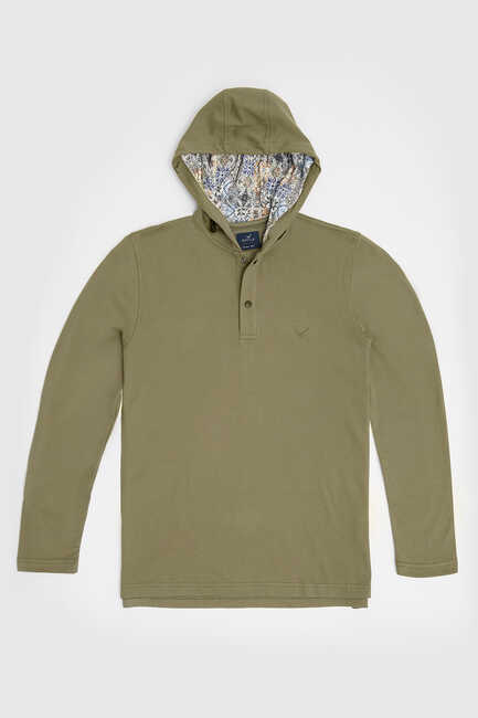 SMILE - TOBAGO HOODY SWEATSHIRT - KHAKI (1)