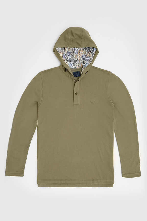 TOBAGO HOODY SWEATSHIRT - KHAKI - 2