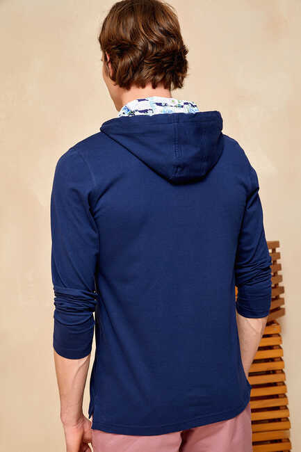 TOBAGO HOODY SWEATSHIRT - NAVY - Thumbnail