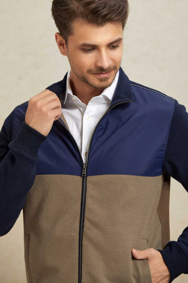 Bej Sweat Ceket - 5