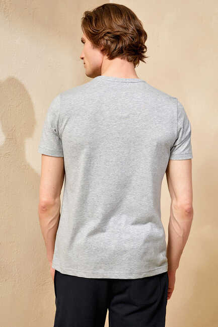 TORTOLA MAN T- SHIRT - GREY MELANGE - Thumbnail