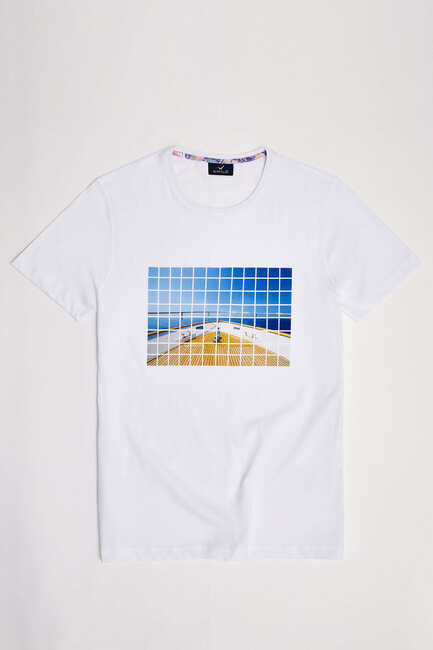 SMILE - TORTOLA MAN T- SHIRT - WHITE (1)