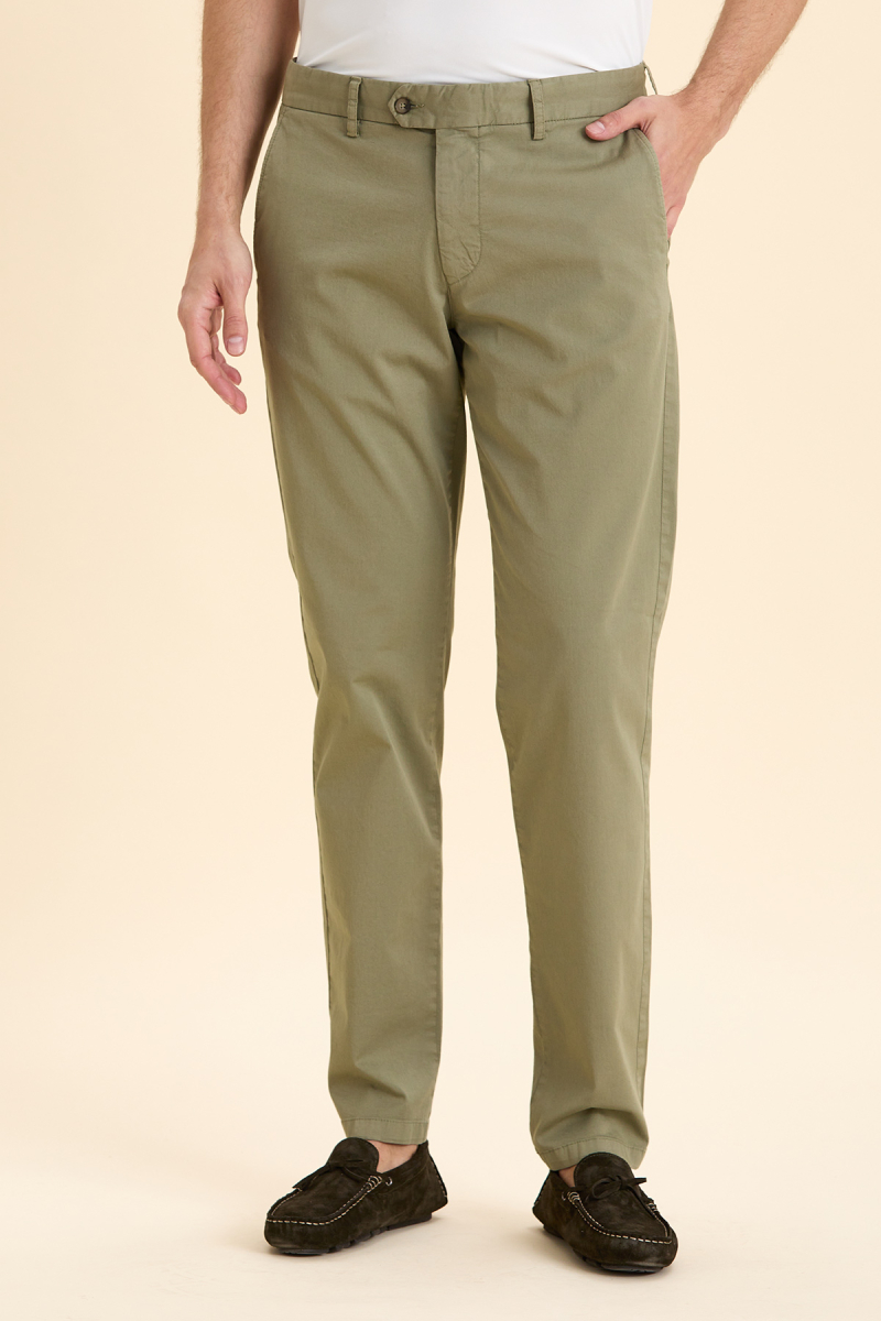 Haki Pamuklu Pantolon