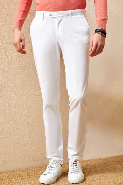 SMILE - TUNJO PANTS - WHITE