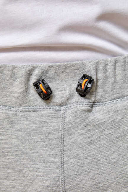 TWOTH SHORTS - GREY MELANGE - Thumbnail