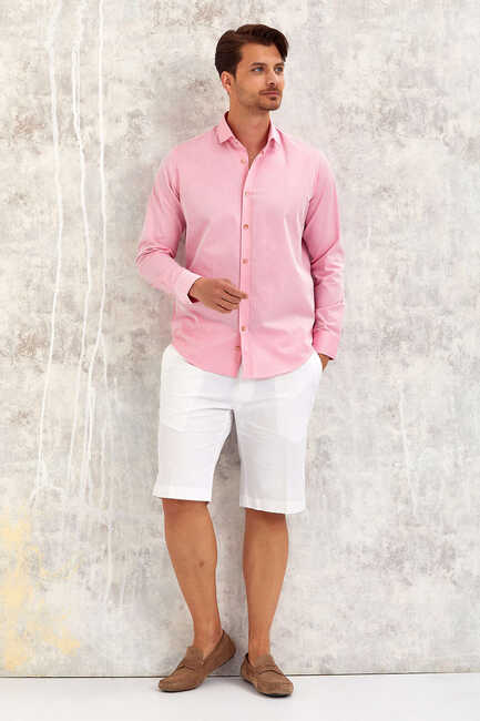 Gül Pamuklu Gömlek 