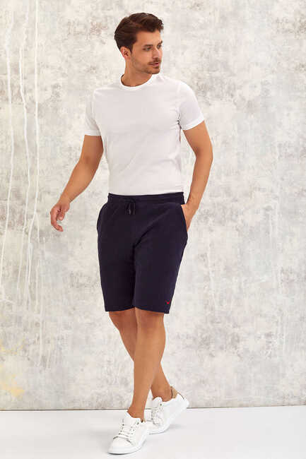 Navy Blue T-Shirt Lacivert