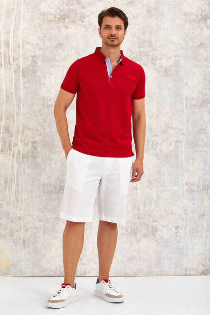 Red Polo T-Shirt Kırmızı