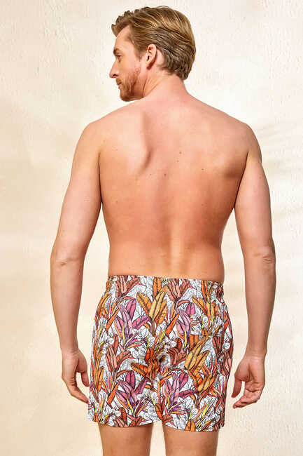 WAIKOLOA MAN SWIM SHORTS - ORENGE - Thumbnail