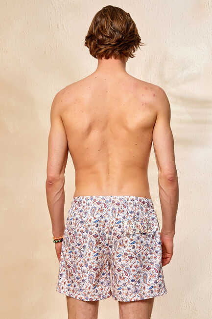 XANADU MAN SWIM SHORTS - OFF BEIGE - Thumbnail